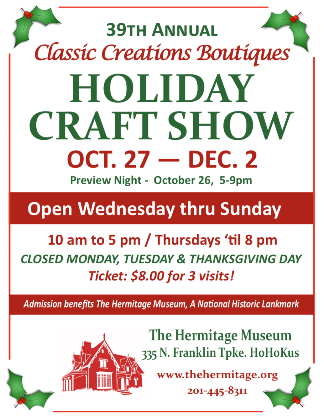 39th Annual Holiday Craft Show NJ Family